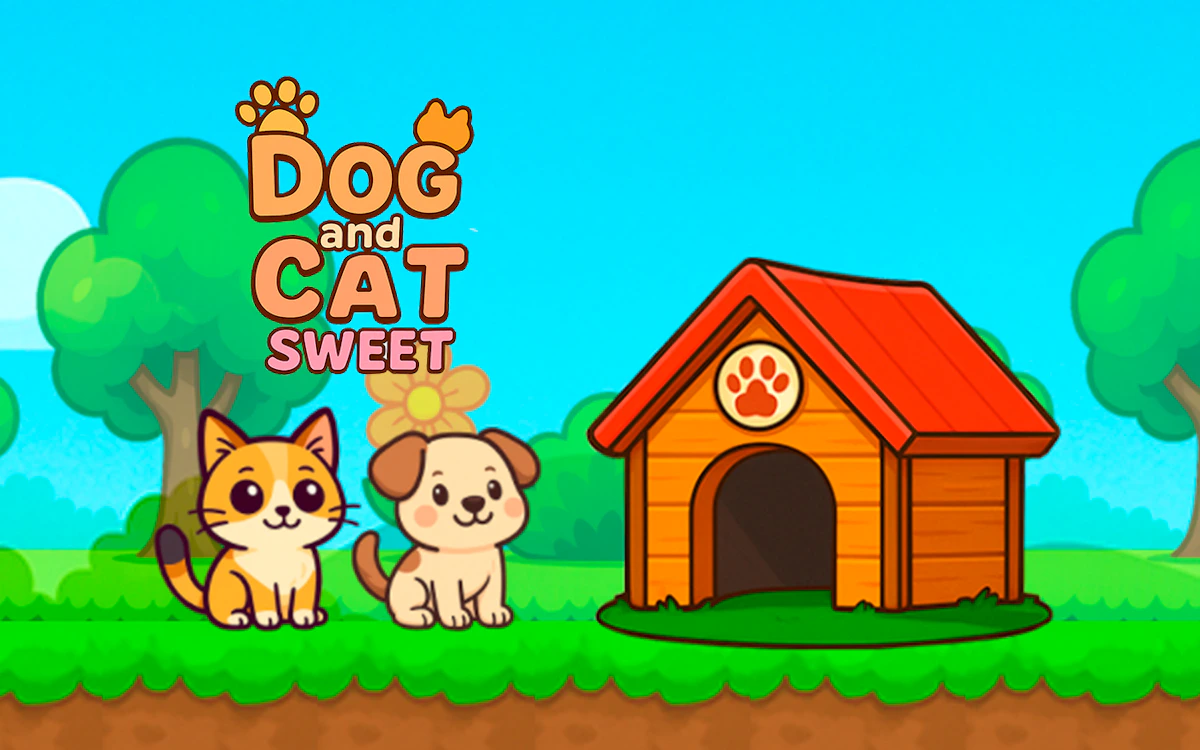 Play Dog and Cat Sweet — free online Cats game