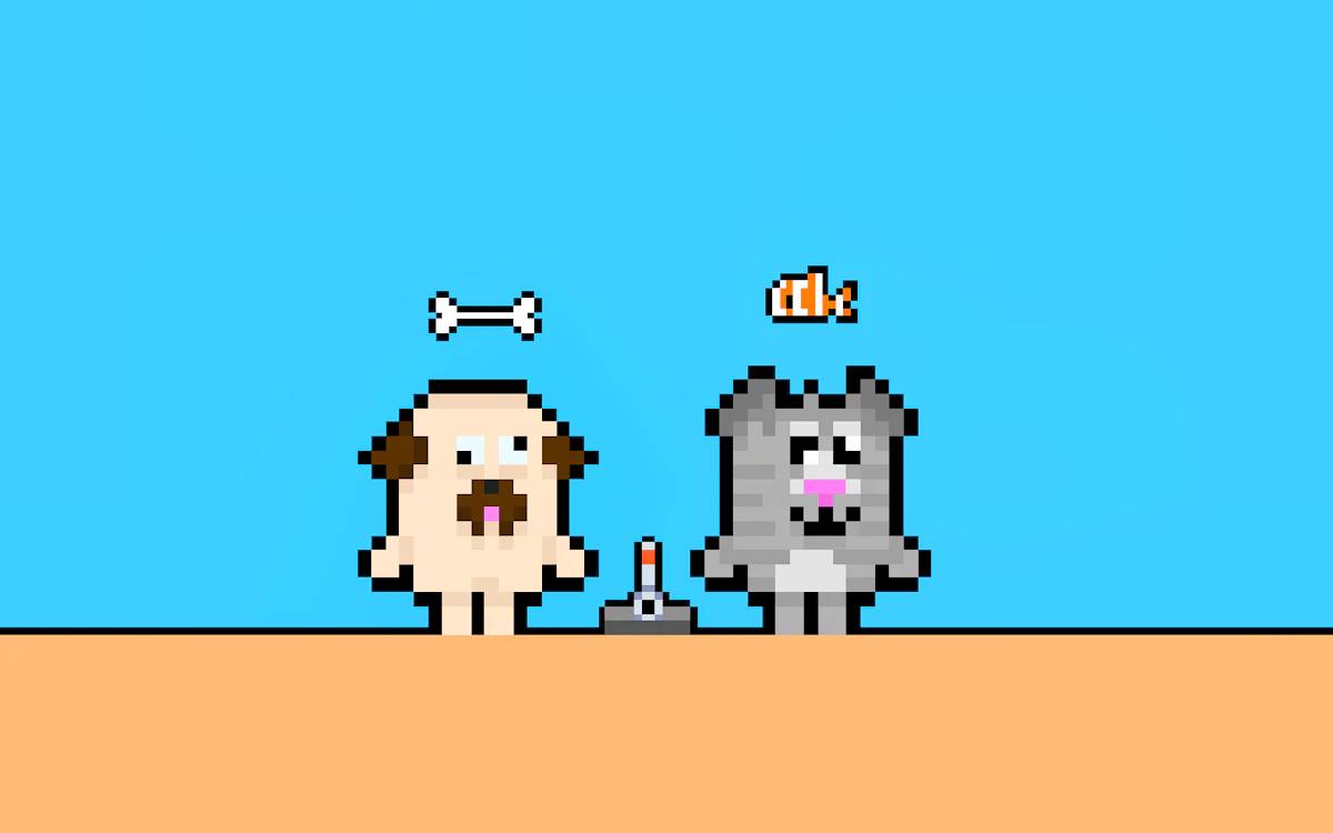 Play Dog and Cat — free online Two Player game