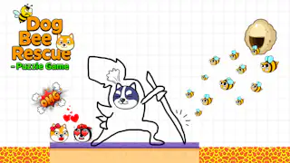 Dog Bee Rescue - Puzzle Game