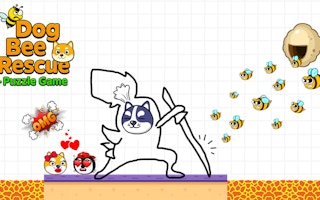 Dog Bee Rescue - Puzzle Game
