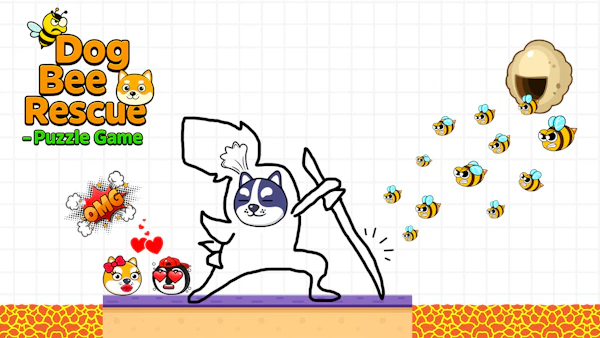 Dog Bee Rescue – Puzzle Game