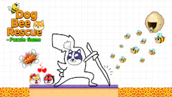 Dog Bee Rescue - Puzzle Game