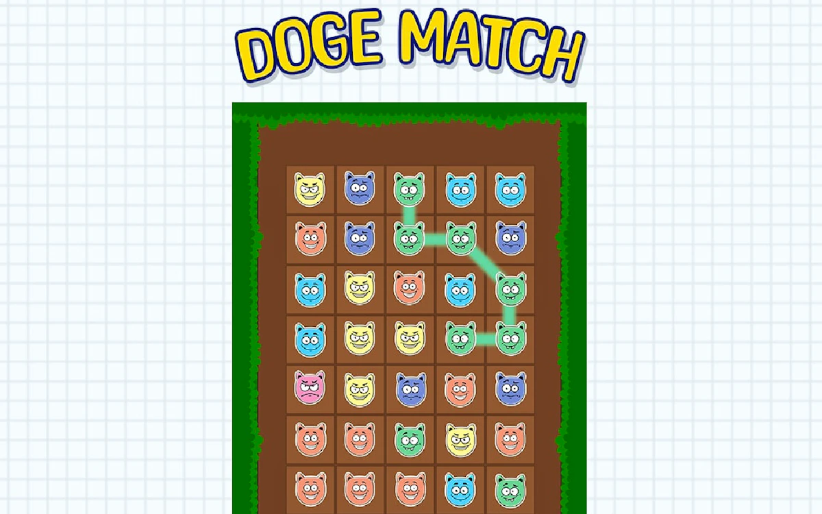 Play Doge Match — free online Match 3 game
