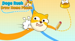 狗狗冲刺：画回家 (Doge Rush Draw Home Puzzle)