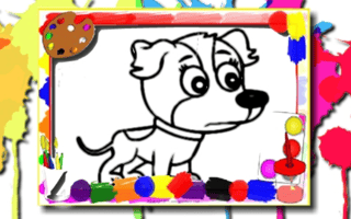 Dogs Coloring Book game cover