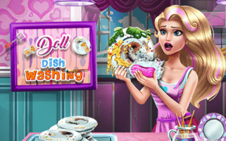 Doll Dish Washing game cover