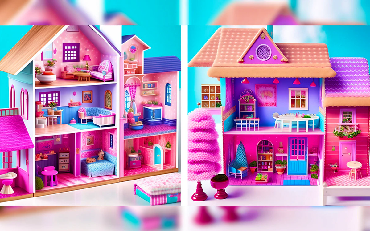 Doll House Design Doll Games browser game artwork