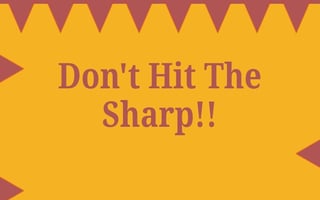 Dont Hit The Sharp! game cover