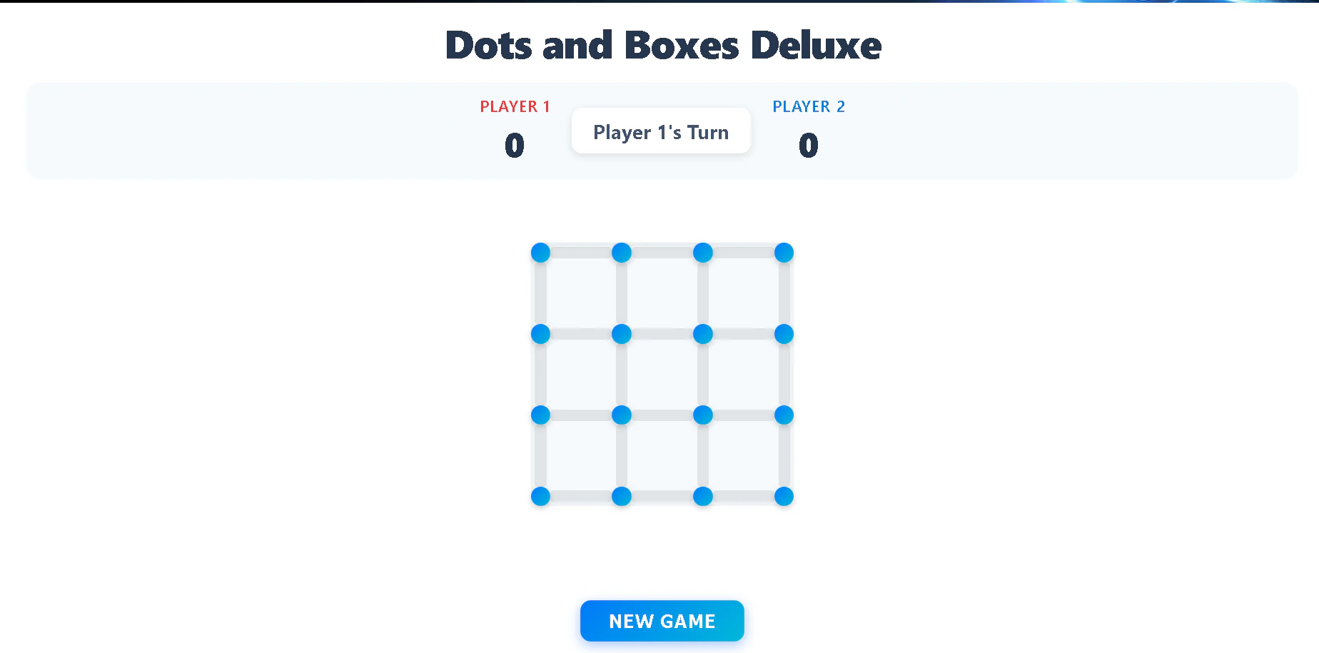 Dots and Boxes Deluxe