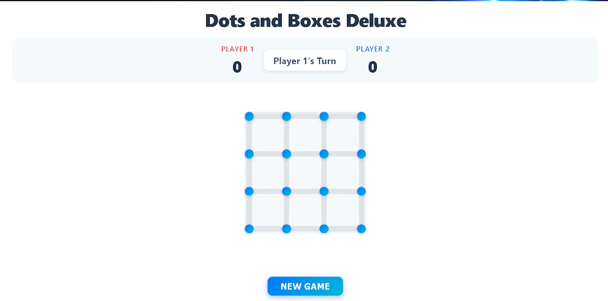 Play Dots and Boxes Deluxe — free online Two Player game