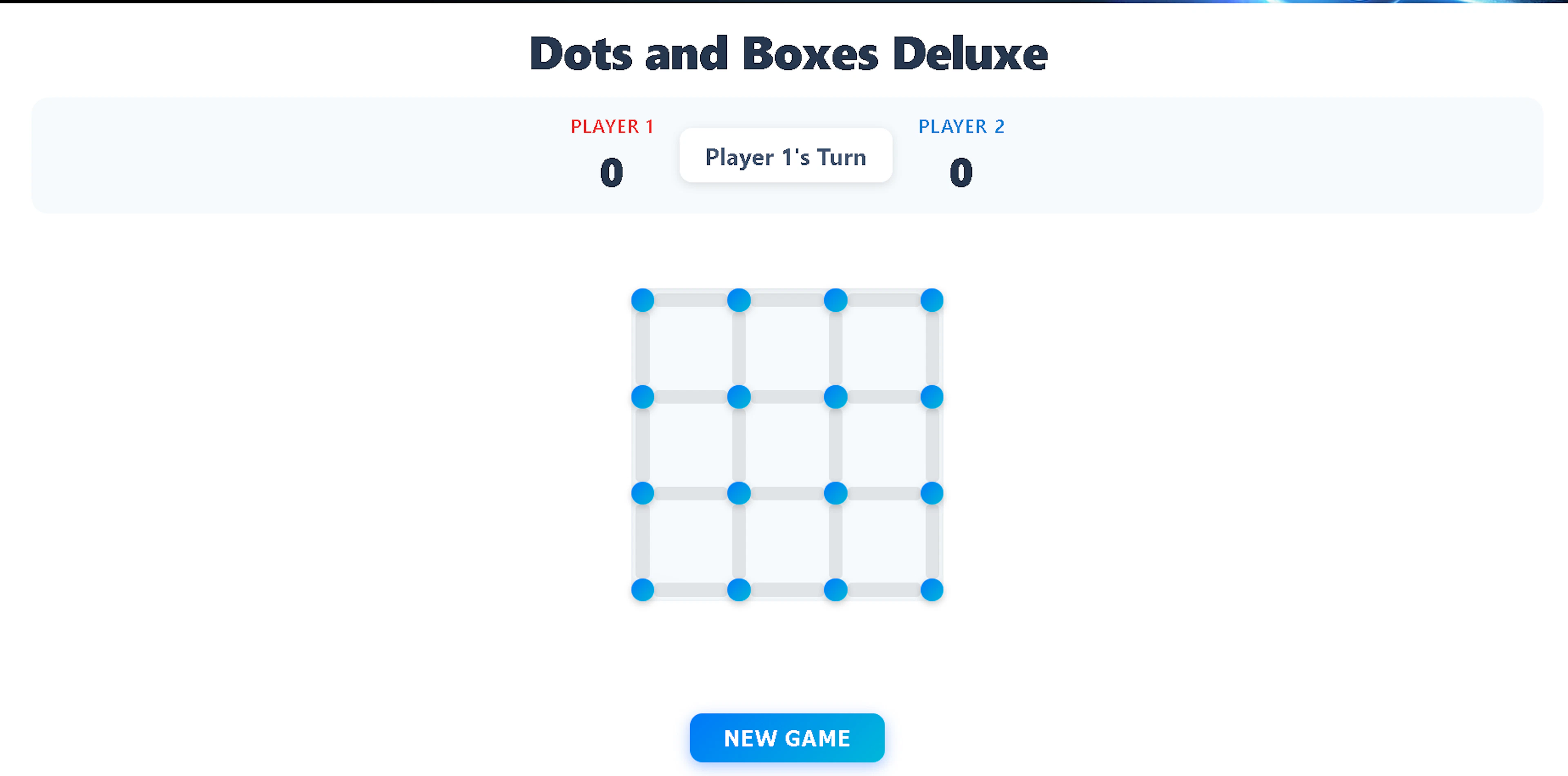Dots and Boxes Deluxe