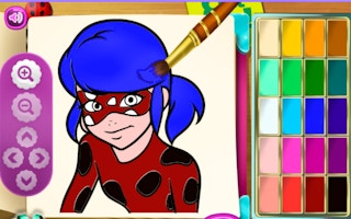 Dotted Girl Coloring Book game cover