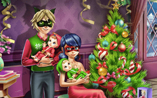 Dotted Girl Family Christmas game cover