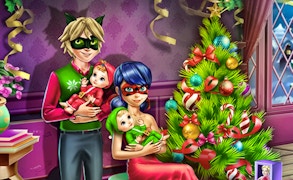 Dotted Girl Family Christmas game cover