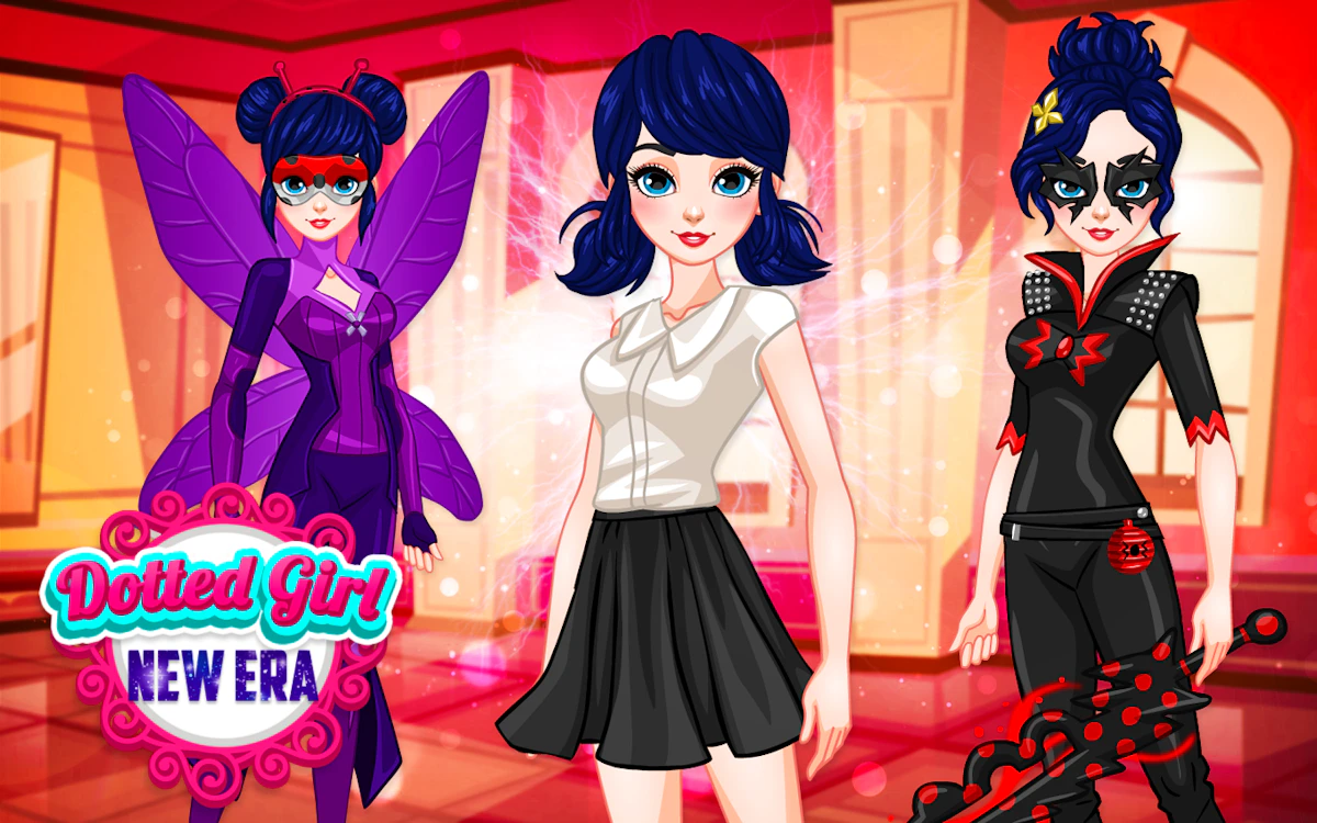 Play Dotted Girl New Era — free online Dress Up game