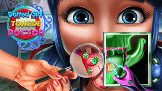 Dotted Girl Tongue Doctor game cover