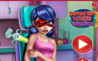 Dotted Girl Vaccines Injection game cover