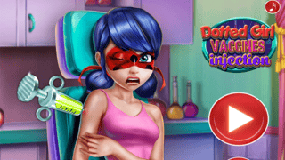 Dotted Girl Vaccines Injection game cover