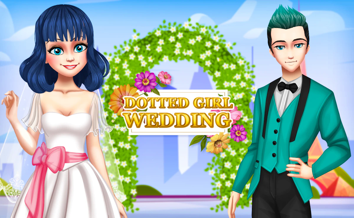 Play Dotted Girl Wedding — free online Kids game