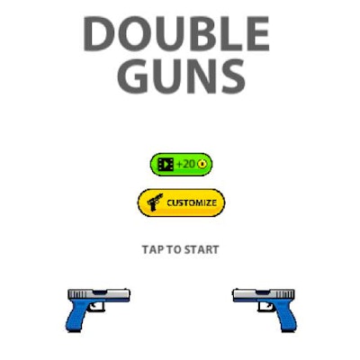Double Guns 2d Hit By Gamepix