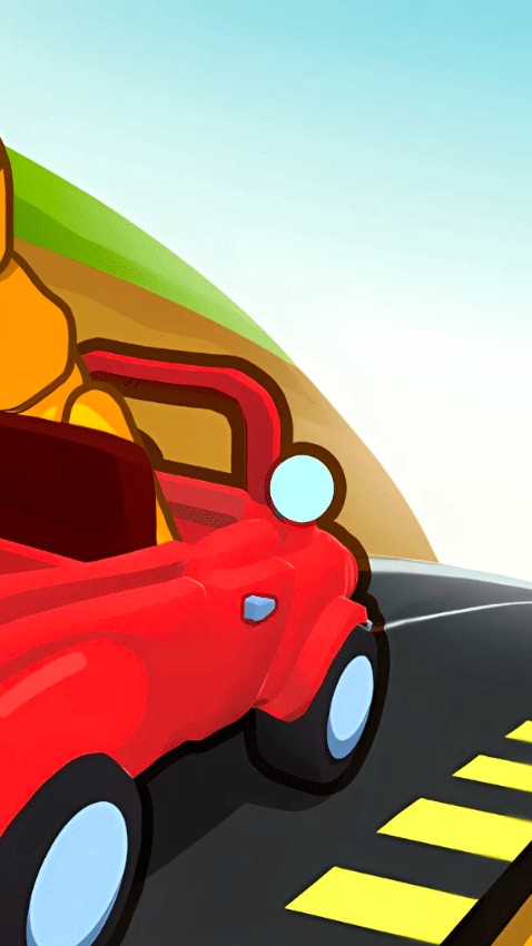 Downhill Car Ride Crash Test