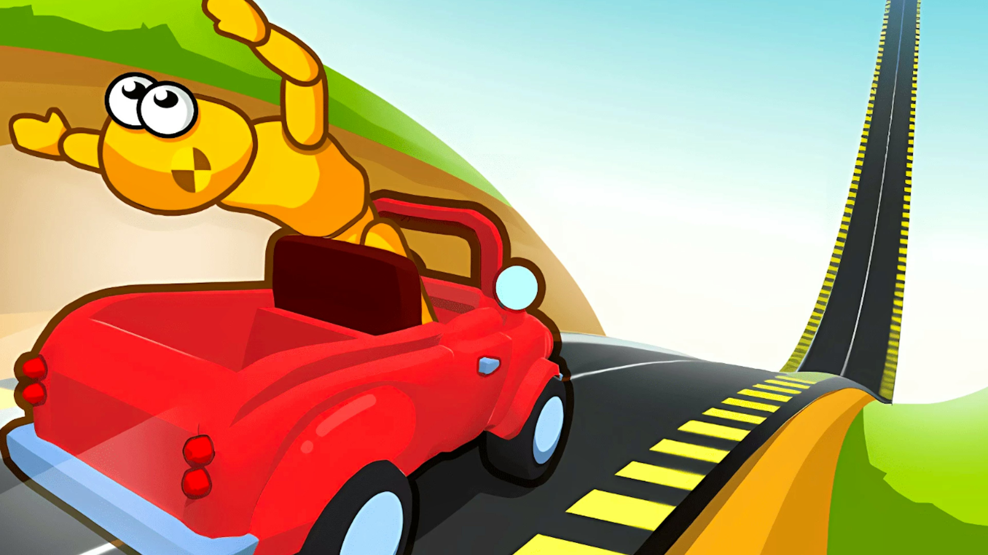 Downhill Car Ride Crash Test