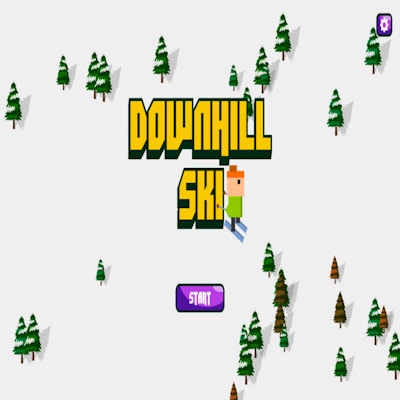 Downhill Ski Pro By Gamepix