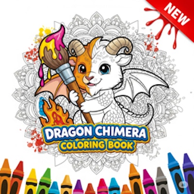 Dragon Chimera Coloring Book By Gamepix