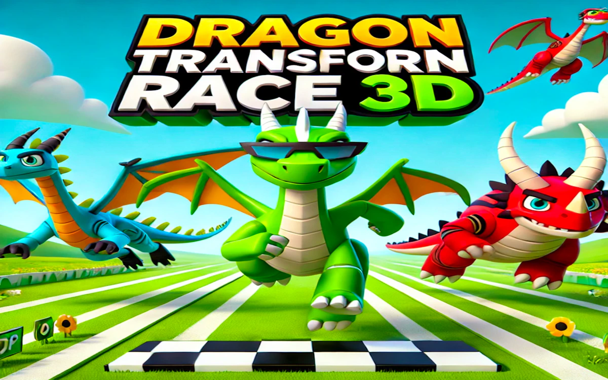 Play Dragon Transform Race 3D — free online Dragons game
