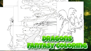 Image for Dragons - Fantasy Coloring