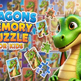 Dragons Memory Puzzle for Kids