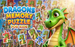 Dragons Memory Puzzle for Kids