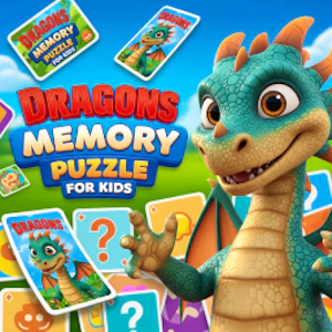 Dragons Memory Puzzle for Kids Thumbnail