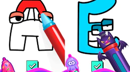 Draw and Color the Alphabet Letters