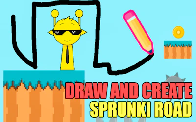 Draw and Create Sprunki Road cover art