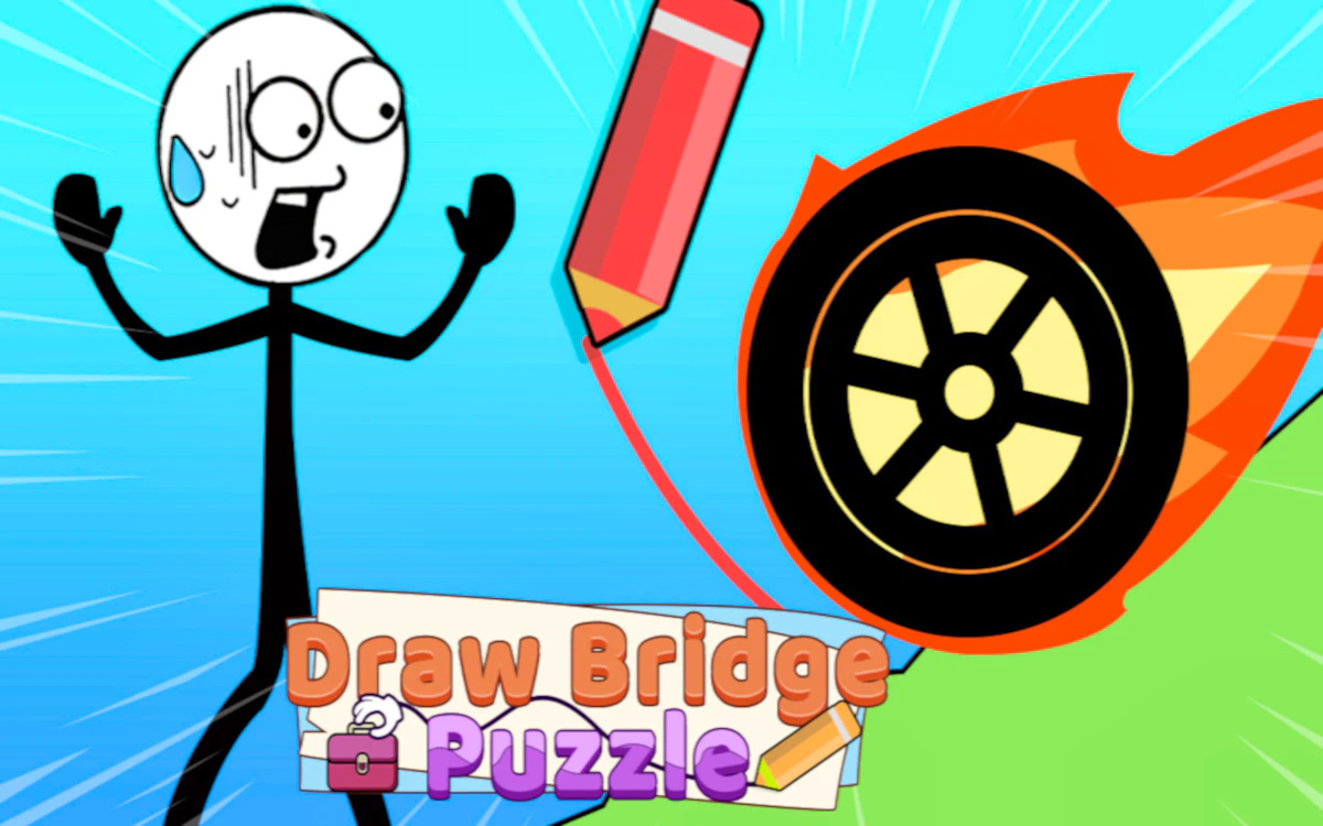 Play Draw Bridge Puzzle — free online Drawing game