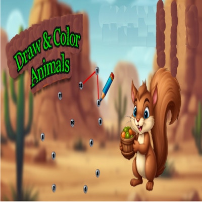 Draw & Color Animals By Gamepix