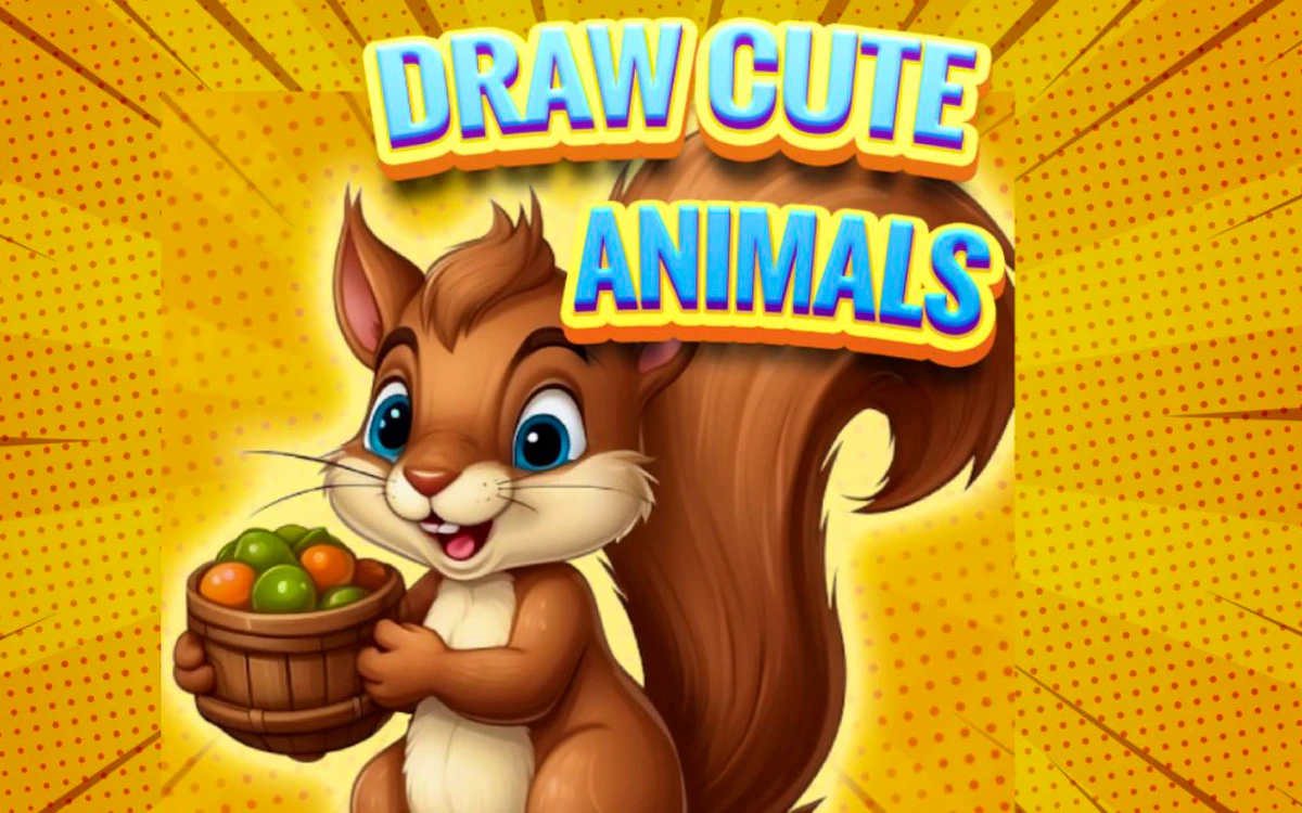 Play Draw Cute Animals — free online Educational game