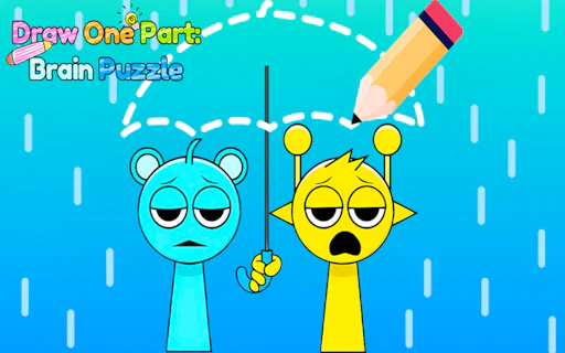 Draw One Part: Brain Puzzle