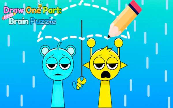 Draw One Part: Brain Puzzle