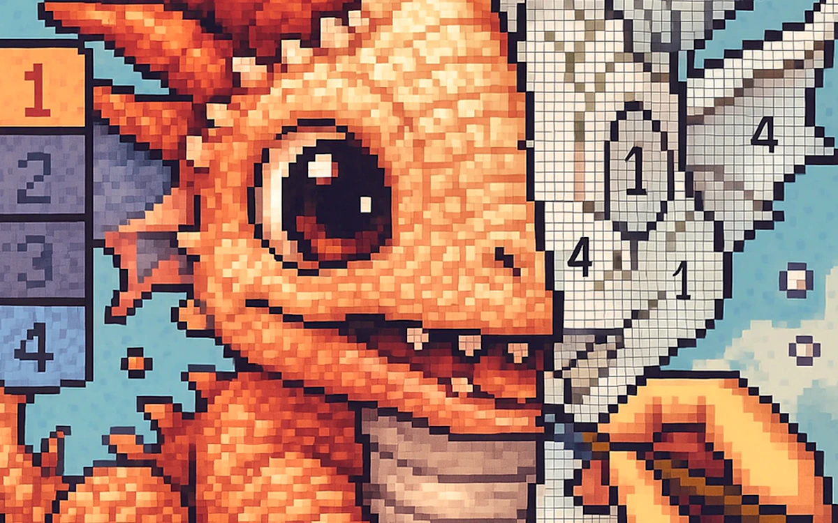 Play Draw picture by numbers. Pixel Art. — free online Drawing game