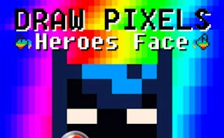 Draw Pixels Heroes Face game cover