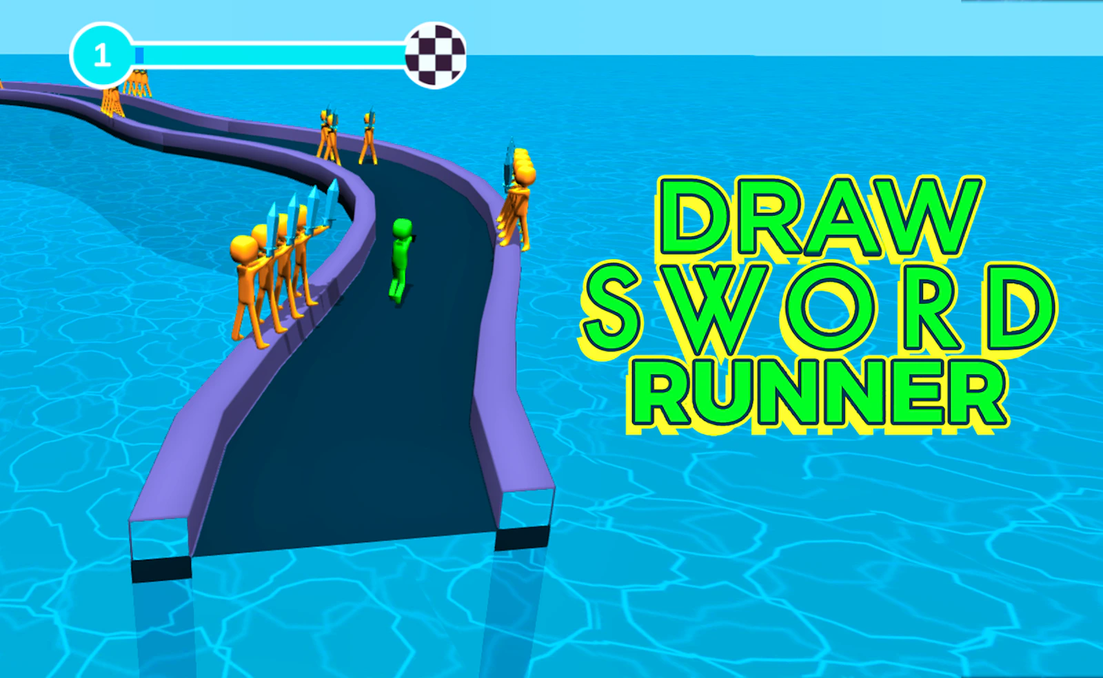 Draw Sword Runner — free online casual game on Glaze Games