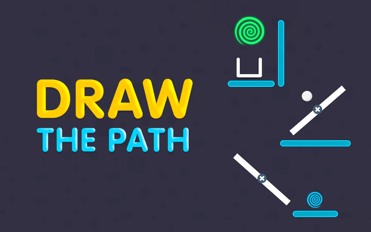 Play Draw The Path - Puzzle — free online Drawing game