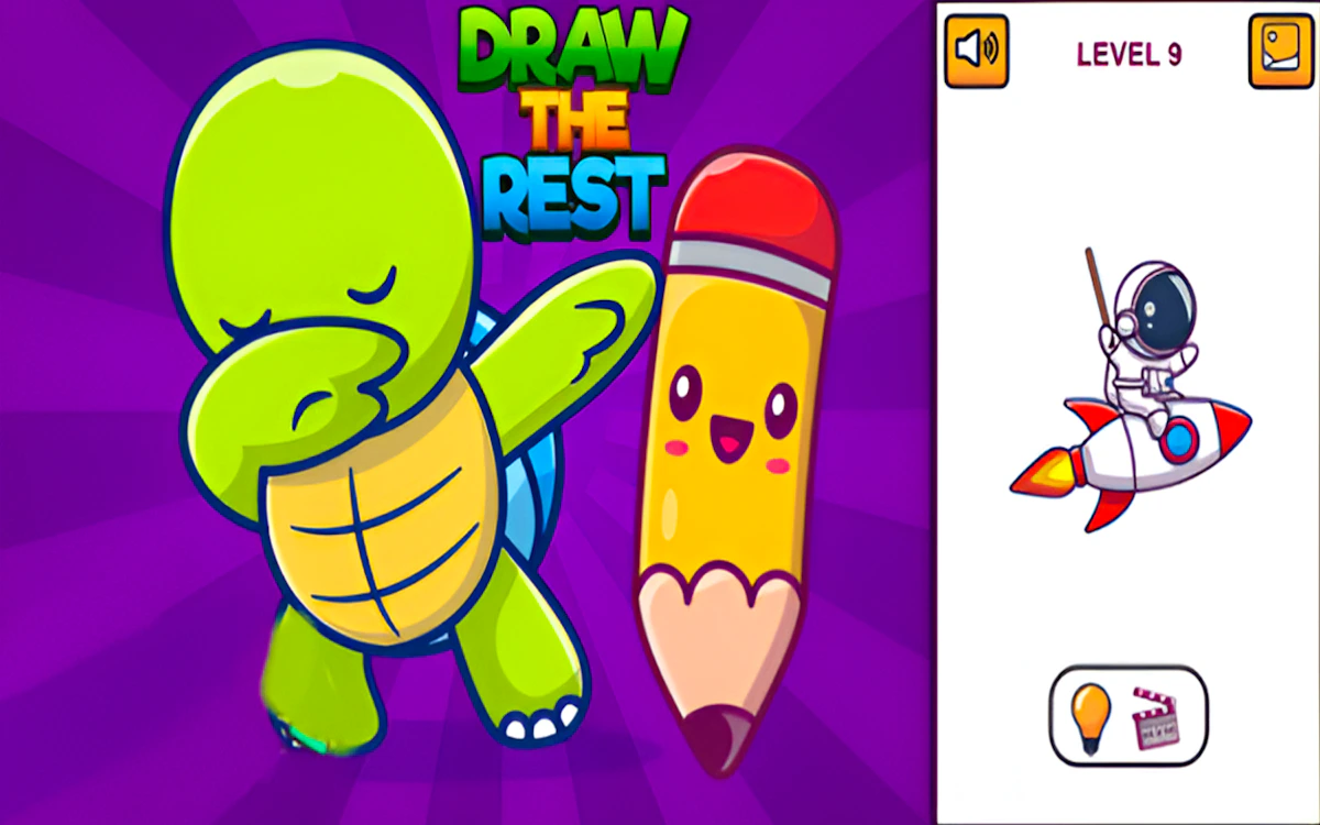 Play Draw the Rest Pro — free online Drawing game