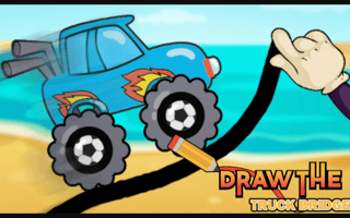 Draw The Truck Bridge game cover