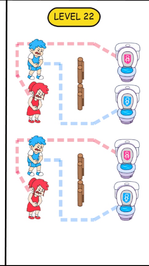 Draw to Pee Toilet Race!