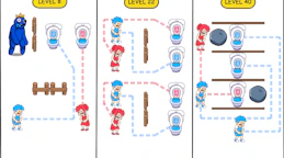 Draw to Pee Toilet Race!