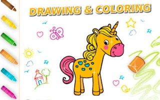 Drawing & Coloring Animals game cover