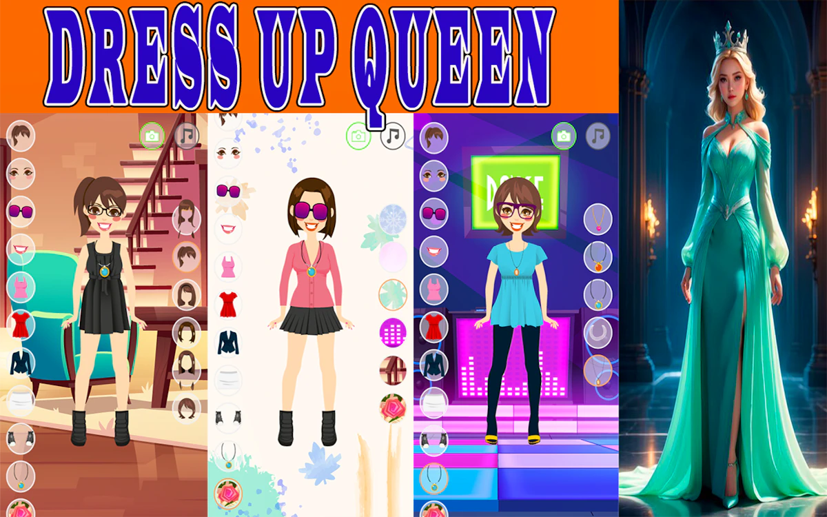 Play Dress Up Queen — free online Dress Up game